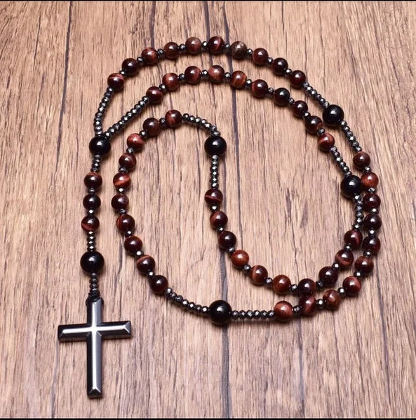 Mixed Quartz Crystal Rosary Beads-ToShay.org