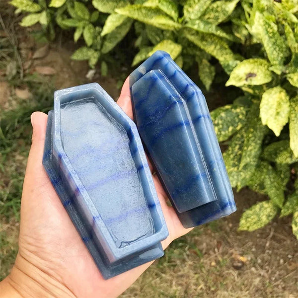 Blue Aventurine Coffin-ToShay.org