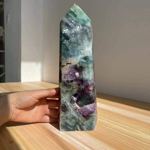 Green Fluorite Tower-ToShay.org