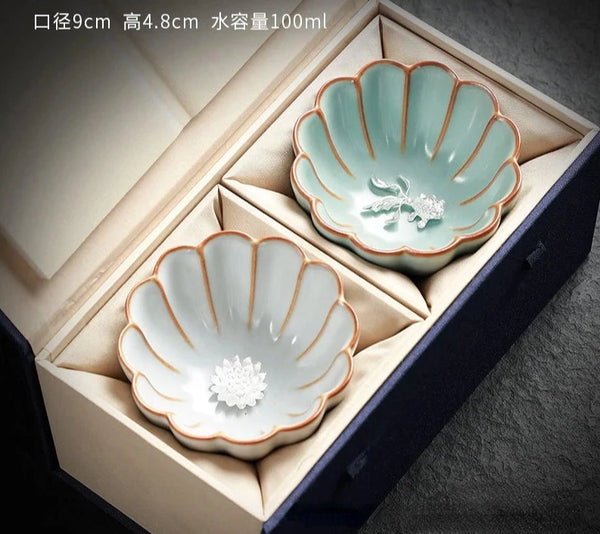 Glazed Ceramic Tea Cup-ToShay.org