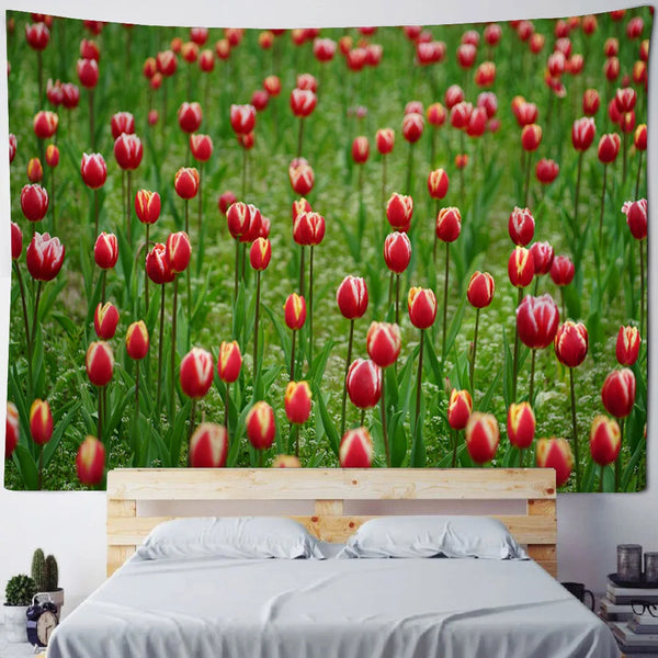 Flower Art Tapestry-ToShay.org