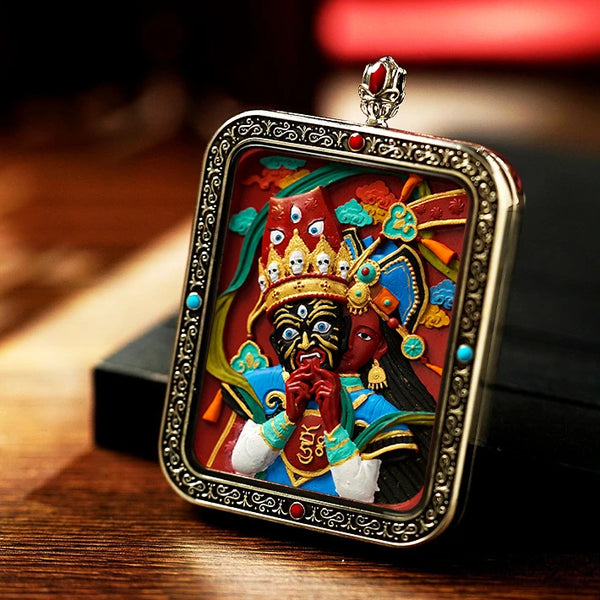 Thangka Painting Box Pendant-ToShay.org