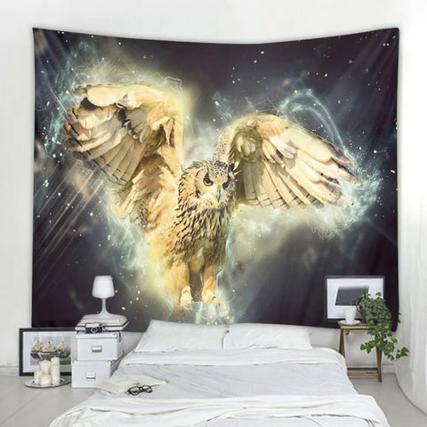 Owl Art Tapestry-ToShay.org