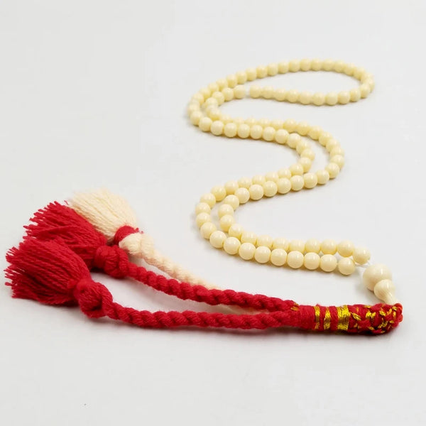 White Prayer Beads-ToShay.org