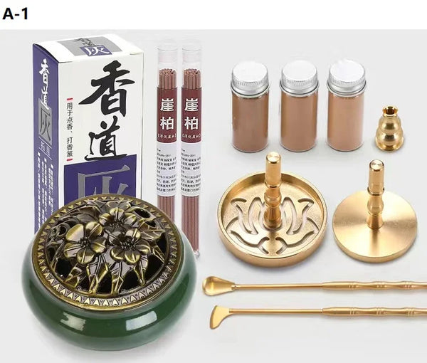 Brass Incense Burner Set-ToShay.org