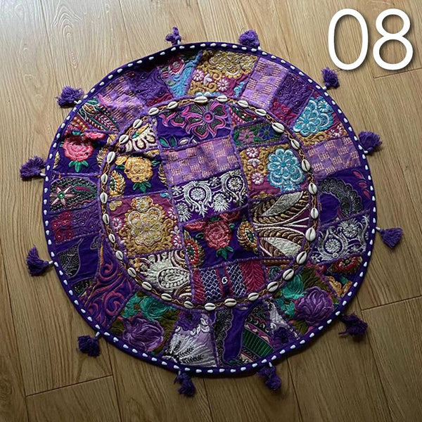 Patchwork Floor Cushion Cover-ToShay.org