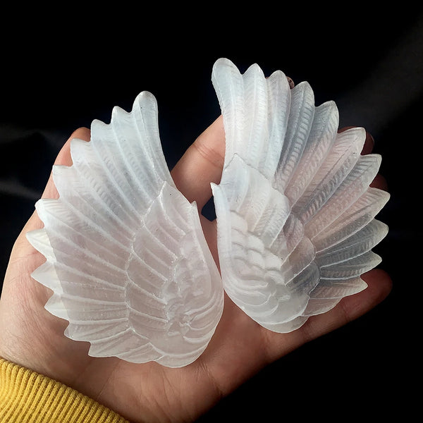 White Selenite Wings-ToShay.org