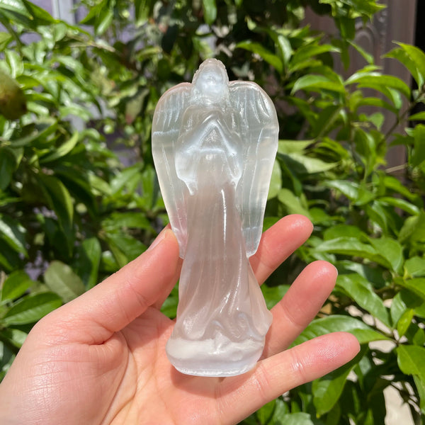 White Selenite Angel-ToShay.org