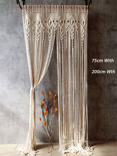 Macrame Door Curtain-ToShay.org