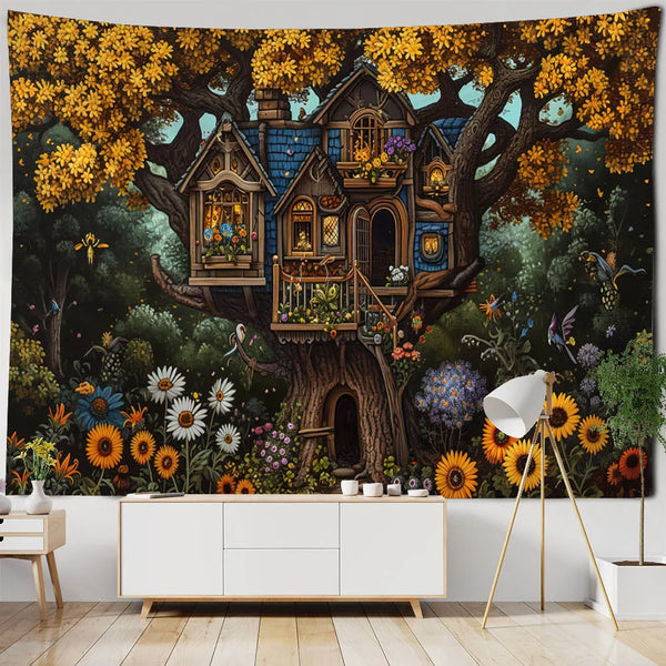 Fairy Tale Forest Tapestry-ToShay.org