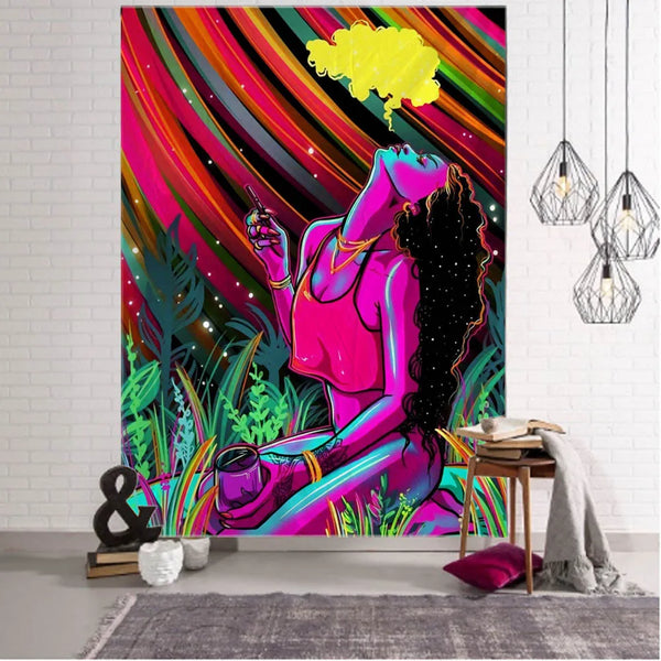 Psychedelic Art Tapestry-ToShay.org