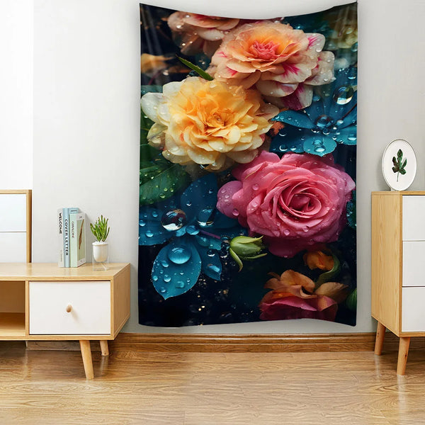 Flower Art Tapestry-ToShay.org