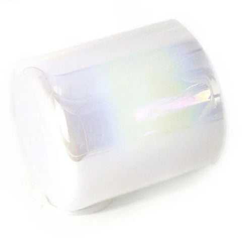 White Opal Frosted Crystal Bowl-ToShay.org