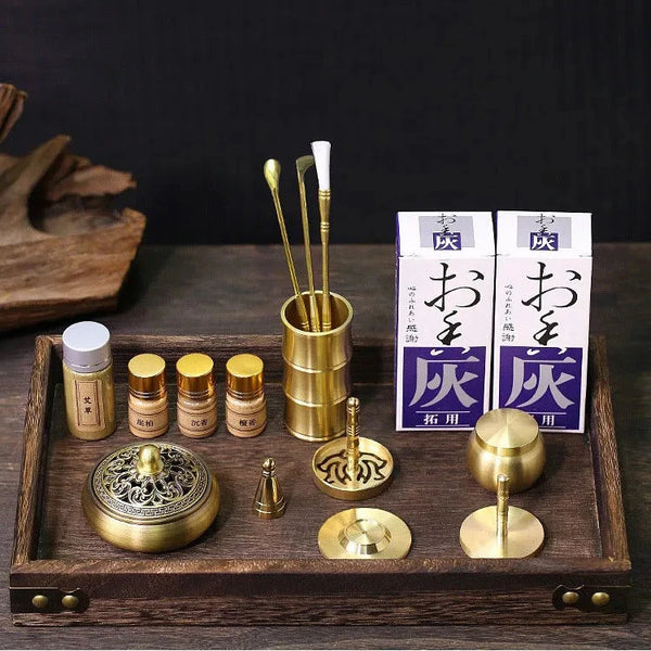 Brass Incense Burner Set-ToShay.org