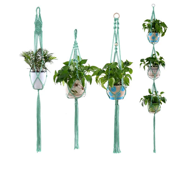 Macrame Plant Baskets-ToShay.org