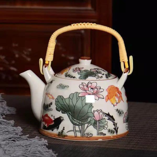 Glaze Porcelain Tea Pot-ToShay.org