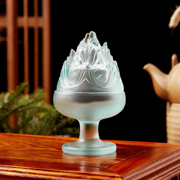 Glass Boshan Incense Burner-ToShay.org