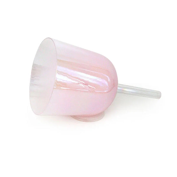 Pink Frosted Crystal Handle Bowl-ToShay.org