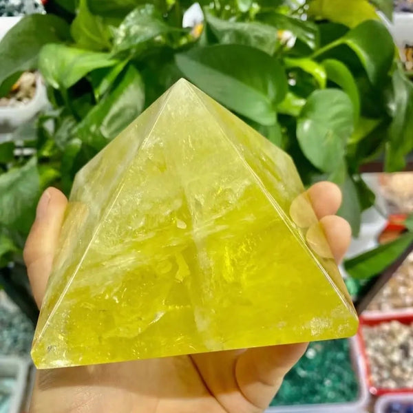 Yellow Quartz Pyramid-ToShay.org