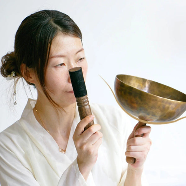 Tibetan Handle Singing Bowl-ToShay.org