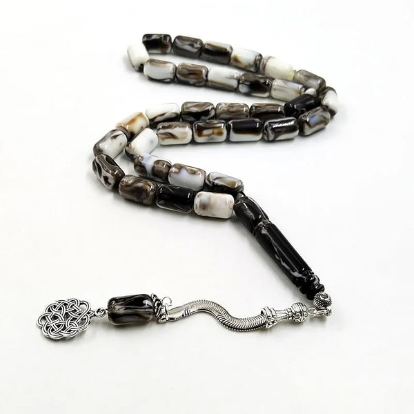 Black White Prayer Beads-ToShay.org