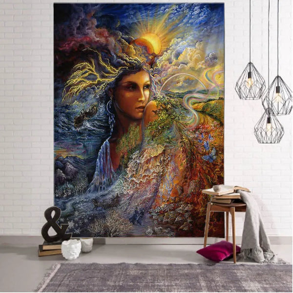 Fantasy Angel Art Tapestry-ToShay.org