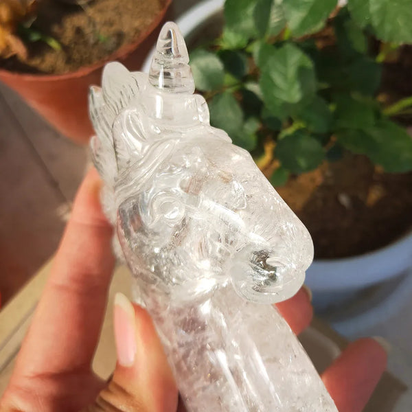 Clear Crystal Unicorn-ToShay.org