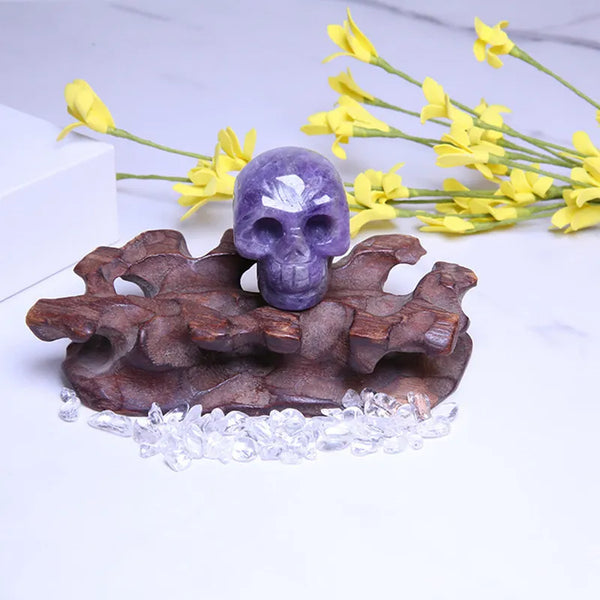 Purple Dream Amethyst Skull-ToShay.org