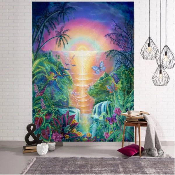 Tropical Rain Forest Tapestry-ToShay.org