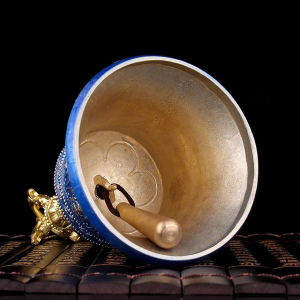 Blue Vajra Hand Bell-ToShay.org