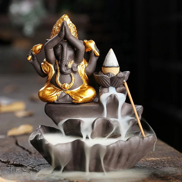 Ganesha Elephant Incense Burner-ToShay.org