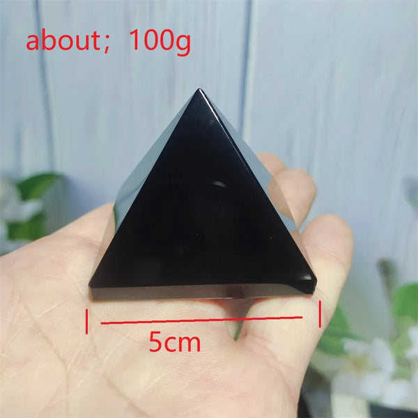 Black Obsidian Pyramid-ToShay.org