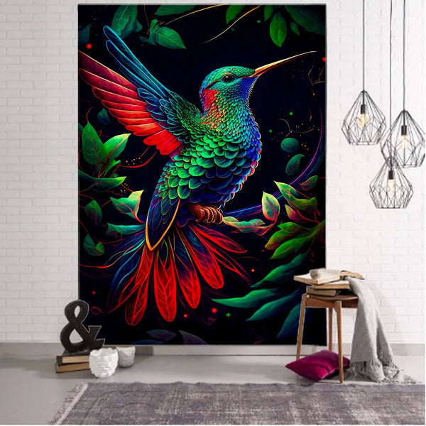 Humming Bird Art Tapestry-ToShay.org