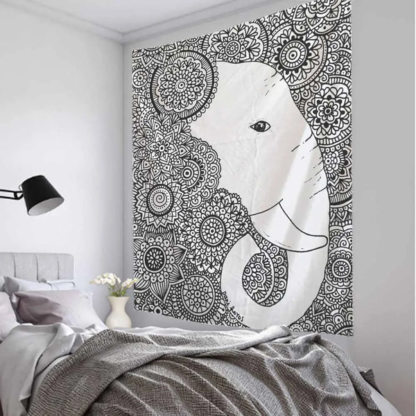 Elephant Art Tapestry-ToShay.org