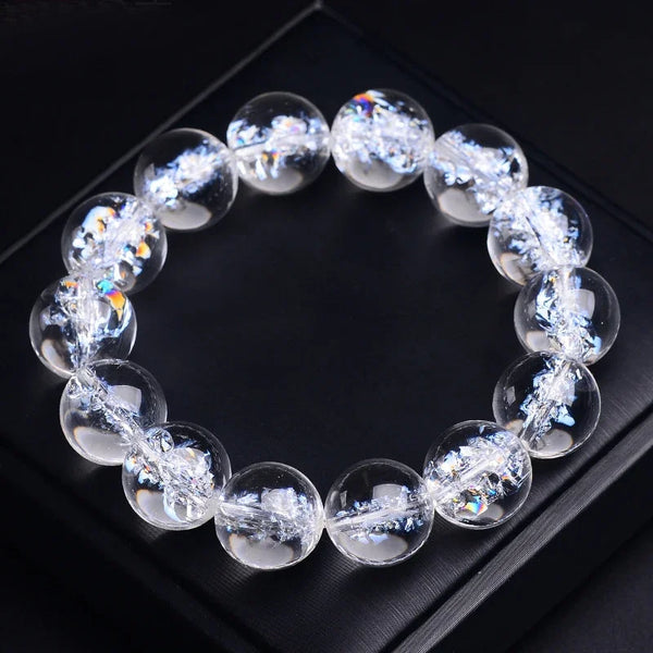 White Quartz Crystal Bracelet-ToShay.org