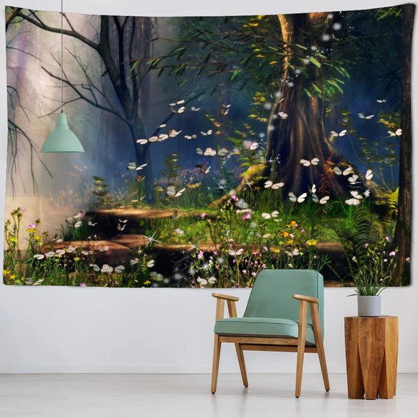 Tropical Plant Art Tapestry-ToShay.org