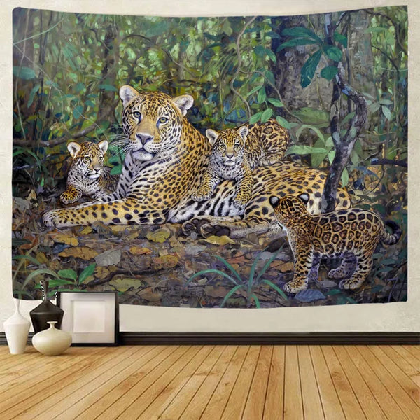 Jungle Animals Tapestry-ToShay.org