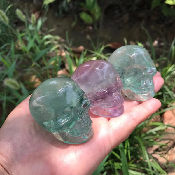 Mixed Fluorite Skulls-ToShay.org