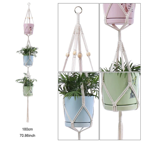 Macrame Plant Baskets-ToShay.org