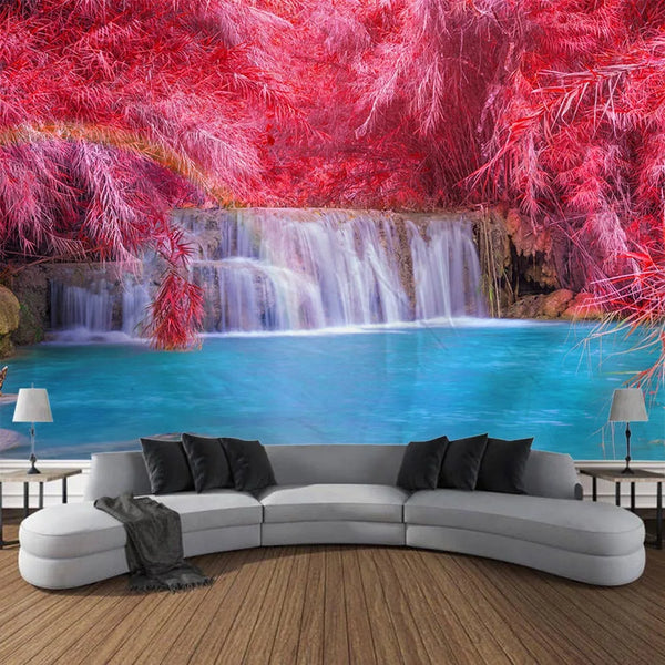 Forest Waterfall Tapestry-ToShay.org