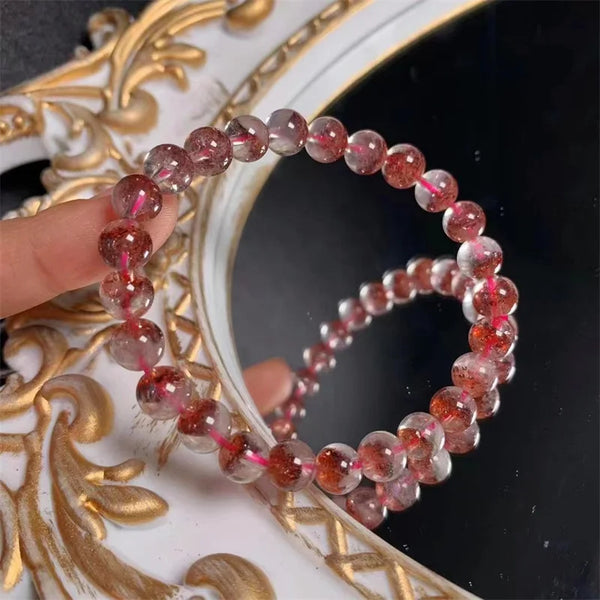 Red Strawberry Quartz Bracelet-ToShay.org