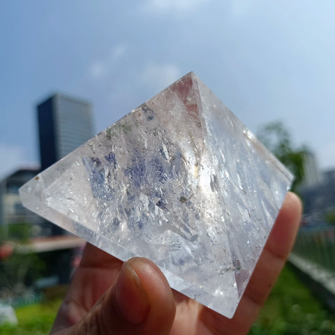 Clear Quartz Crystal Pyramid-ToShay.org