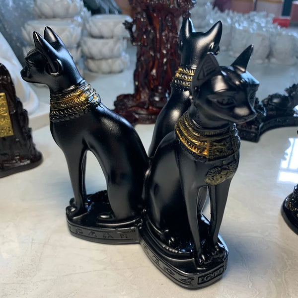 Egyptian Cat Crystal Ball Stand-ToShay.org