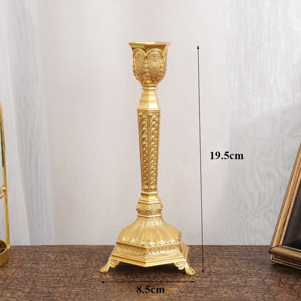 Mixed Embossed Candlesticks-ToShay.org