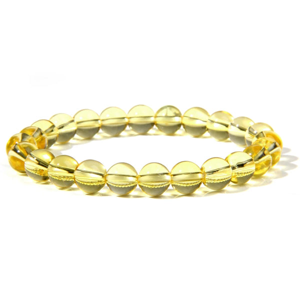 Yellow Citrine Bead Bracelet-ToShay.org