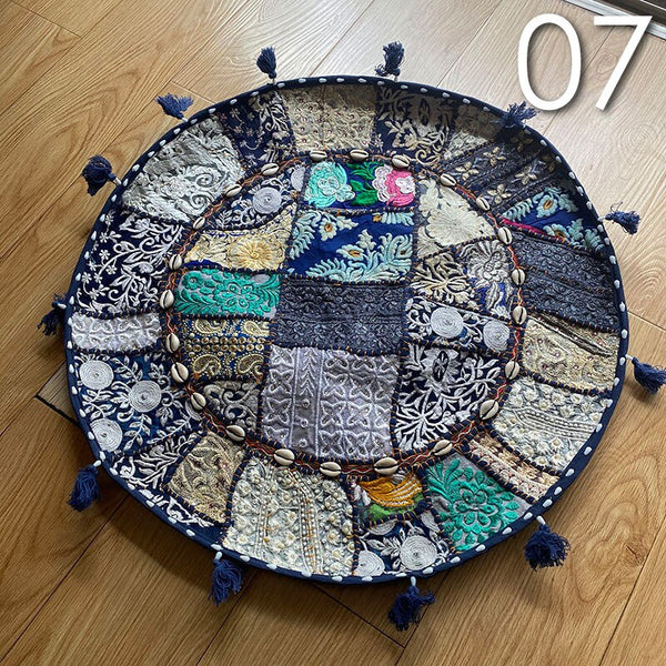 Patchwork Floor Cushion Cover-ToShay.org