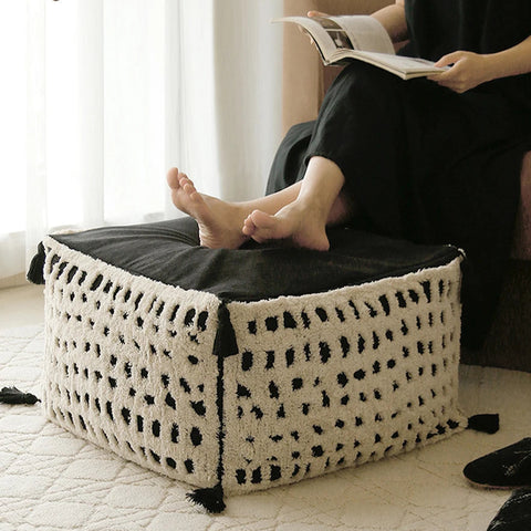 Fabric Footstool-ToShay.org