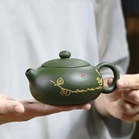 Green Yixing Clay Teapot-ToShay.org