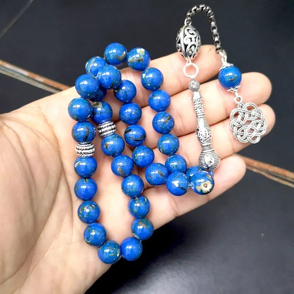 Blue Stone Prayer Beads-ToShay.org