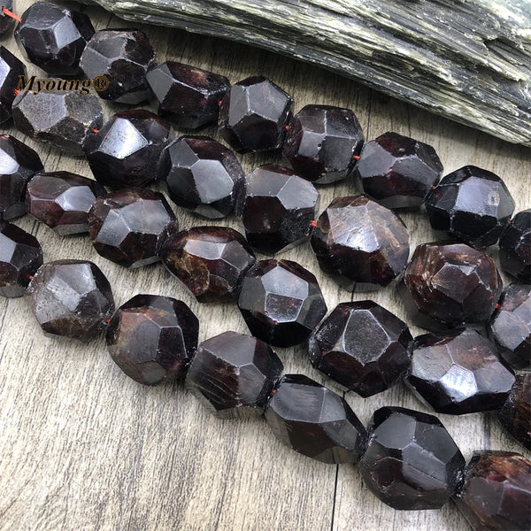 Red Garnet Nugget Beads-ToShay.org